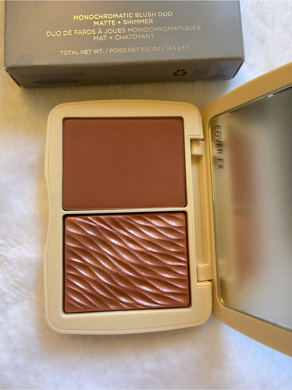 Cover FX blush duo in Warm Honey